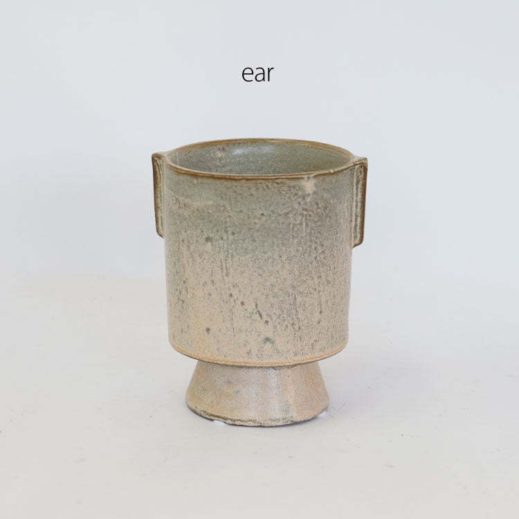 植木鉢 お洒落 テルエス 鉢カバー 底穴なし 陶器鉢 径12cm 高さ16cm