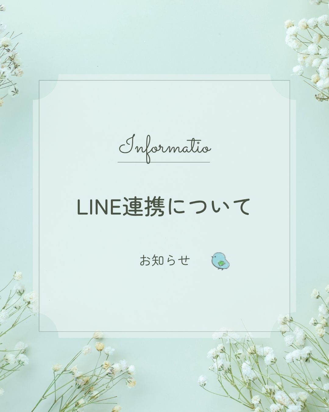 公式LINEができました！