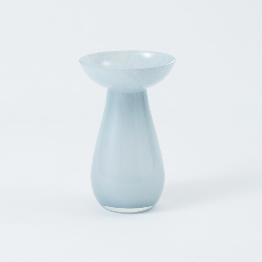 花瓶 おしゃれ ミルキー GLASS フラワーベース コレ かわいい 志成販売
