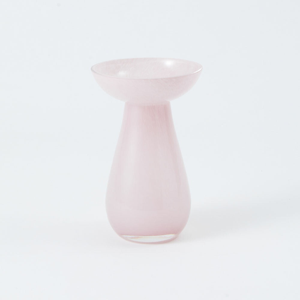 花瓶 おしゃれ ミルキー GLASS フラワーベース コレ かわいい 志成販売