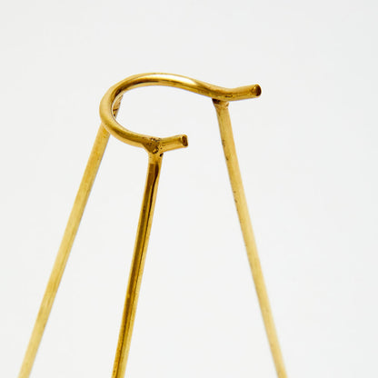 花瓶 おしゃれ BRASS フラワースタンドW/GLASS 13 一輪挿し 志成販売