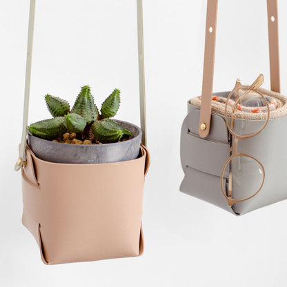 SOFT LEATHER POT ハンキングポット amabro ソフトレザー ガーデニング 収納 アマブロ