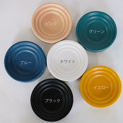 陶器鉢 オーセ11受皿付 おしゃれ シリンダー ミニ鉢 径11.5cm 高11cm 底穴あり