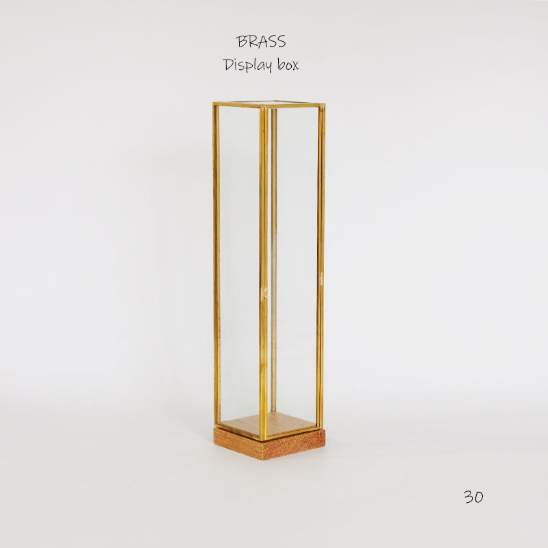 BRASS フレームディスプレイBOX 20 一輪挿し 花瓶 おしゃれ