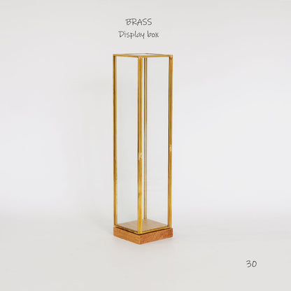 BRASS フレームディスプレイBOX 20 一輪挿し 花瓶 おしゃれ