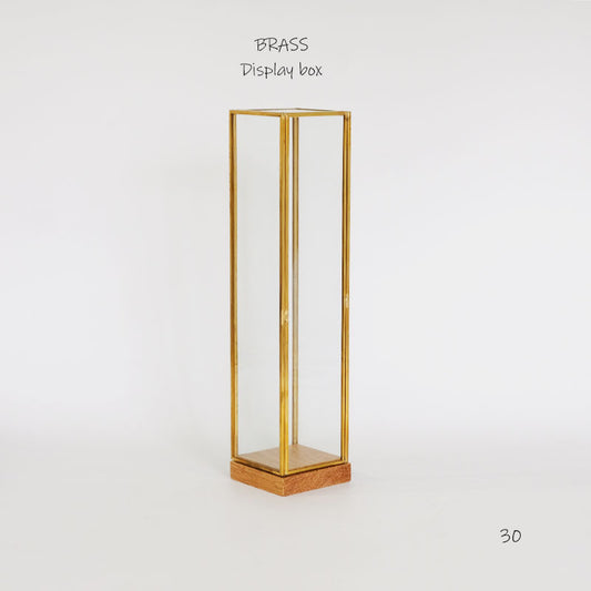 BRASS フレームディスプレイBOX トール30 一輪挿し 花瓶 おしゃれ
