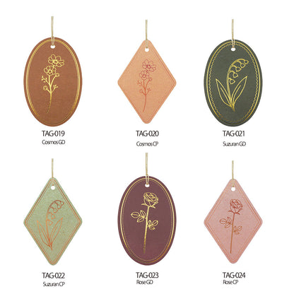 【メール便送料無料】ギフトタグ ラッピング タグ 飾り アクセント プレゼント 花 上品 フローラ ギフトタグ FLORA GIFT TAG MATOKA