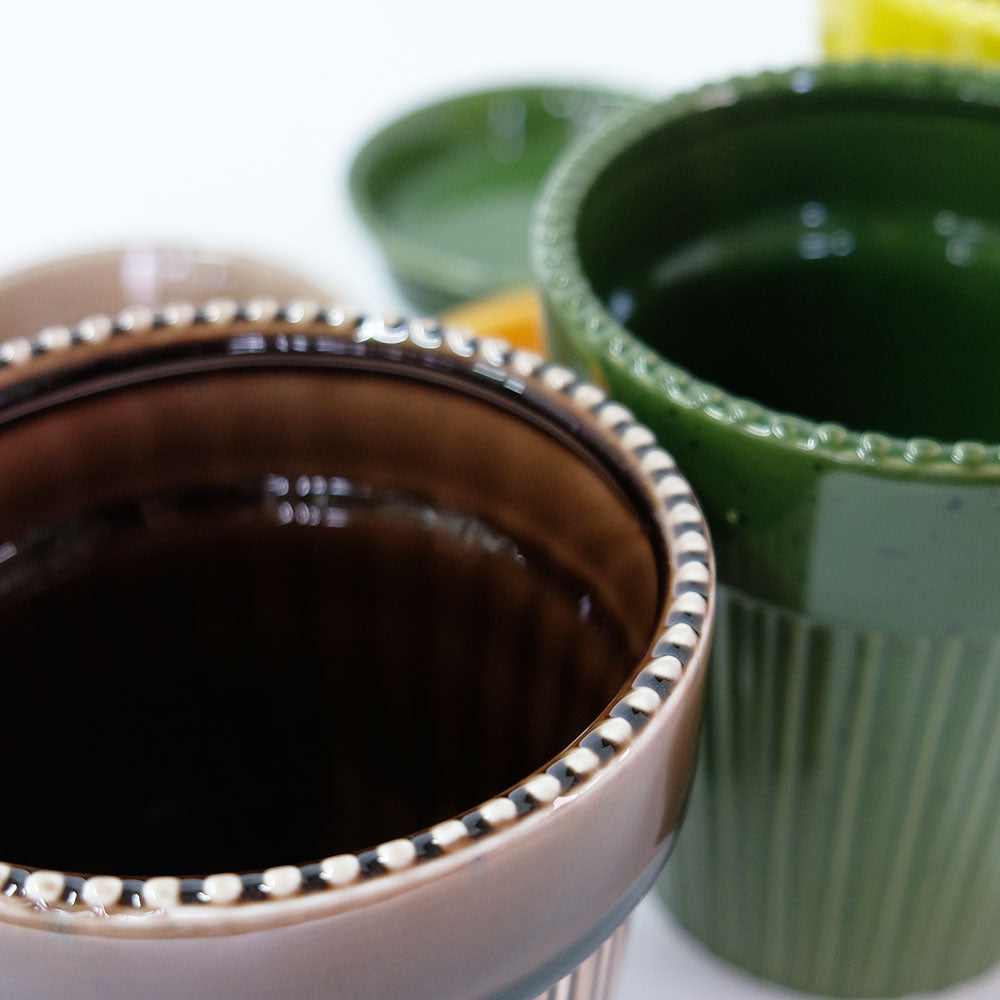 陶器鉢 Kaunis Standard 受皿付 底穴あり セラミック鉢 トロンコ tronco 2号鉢 4号鉢