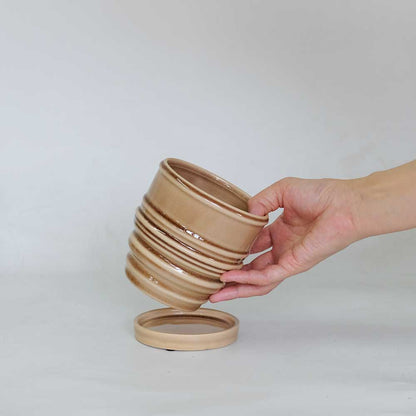 植木鉢 おしゃれ raffinato 11 サークル 受皿付 径11cm 高11cm 底穴あり