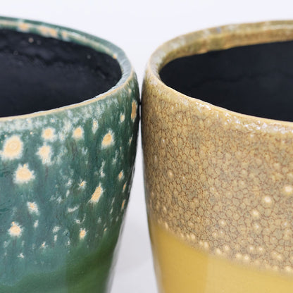 植木鉢 おしゃれ リッシュ16 セラミック鉢 陶器 受皿付 径16cm 高15cm 底穴あり