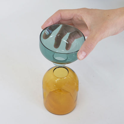 amabro TWO TONE VASE 球根花瓶 フラワーベース アマブロ バルブベース