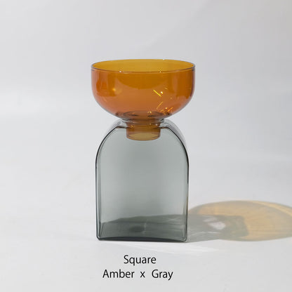 amabro TWO TONE VASE 球根花瓶 フラワーベース アマブロ バルブベース