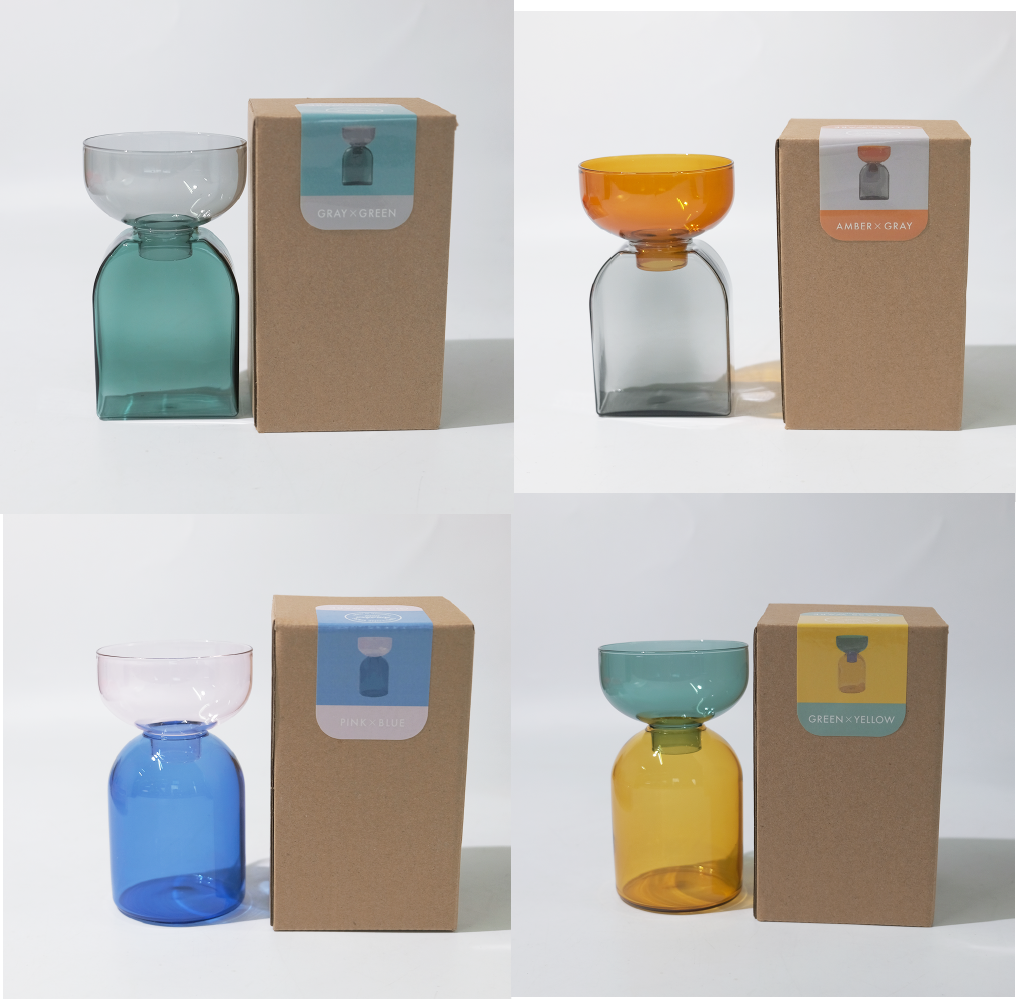 amabro TWO TONE VASE 球根花瓶 フラワーベース アマブロ バルブベース