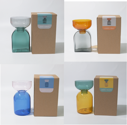 amabro TWO TONE VASE 球根花瓶 フラワーベース アマブロ バルブベース