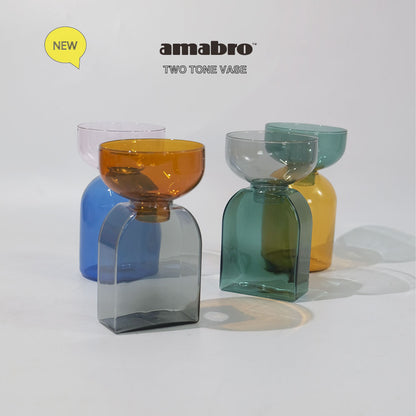 amabro TWO TONE VASE 球根花瓶 フラワーベース アマブロ バルブベース