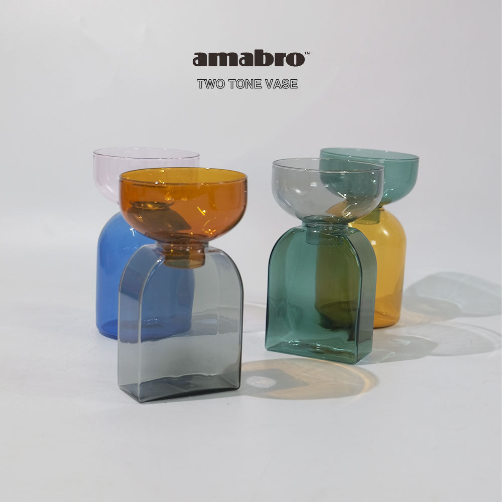 amabro TWO TONE VASE 球根花瓶 フラワーベース アマブロ バルブベース