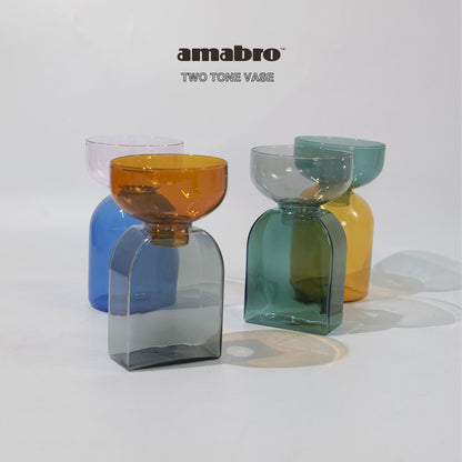 amabro TWO TONE VASE 球根花瓶 フラワーベース アマブロ バルブベース