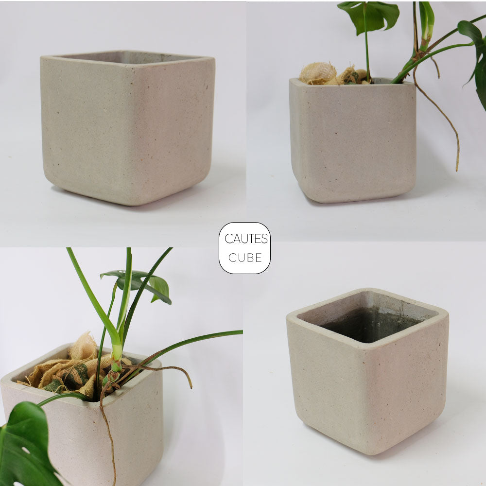 コーテスキューブ 26 植木鉢 おしゃれ プランター幅26cｍ奥26cm 高さ26cm KONTON