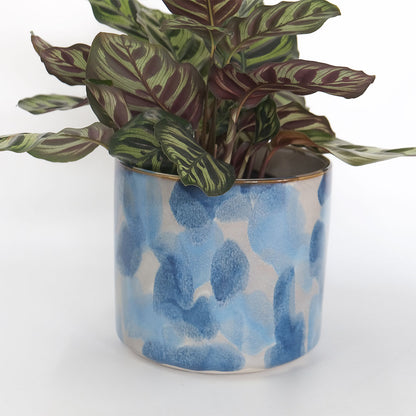 植木鉢 おしゃれ ダシャ16 鉢カバー セラミックポット 陶器 底穴なし 径18cm 高さ16.5cm