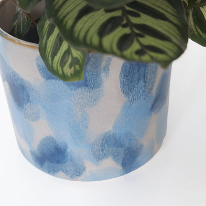 植木鉢 おしゃれ ダシャ16 鉢カバー セラミックポット 陶器 底穴なし 径18cm 高さ16.5cm