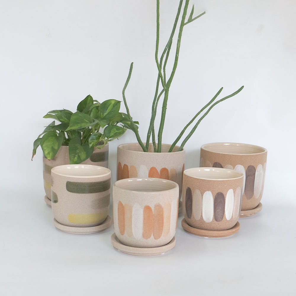 おしゃれ  陶器鉢 デシレ11 植木鉢 セラミック 鉢 径11.5cm 高11.5cm 底穴あり