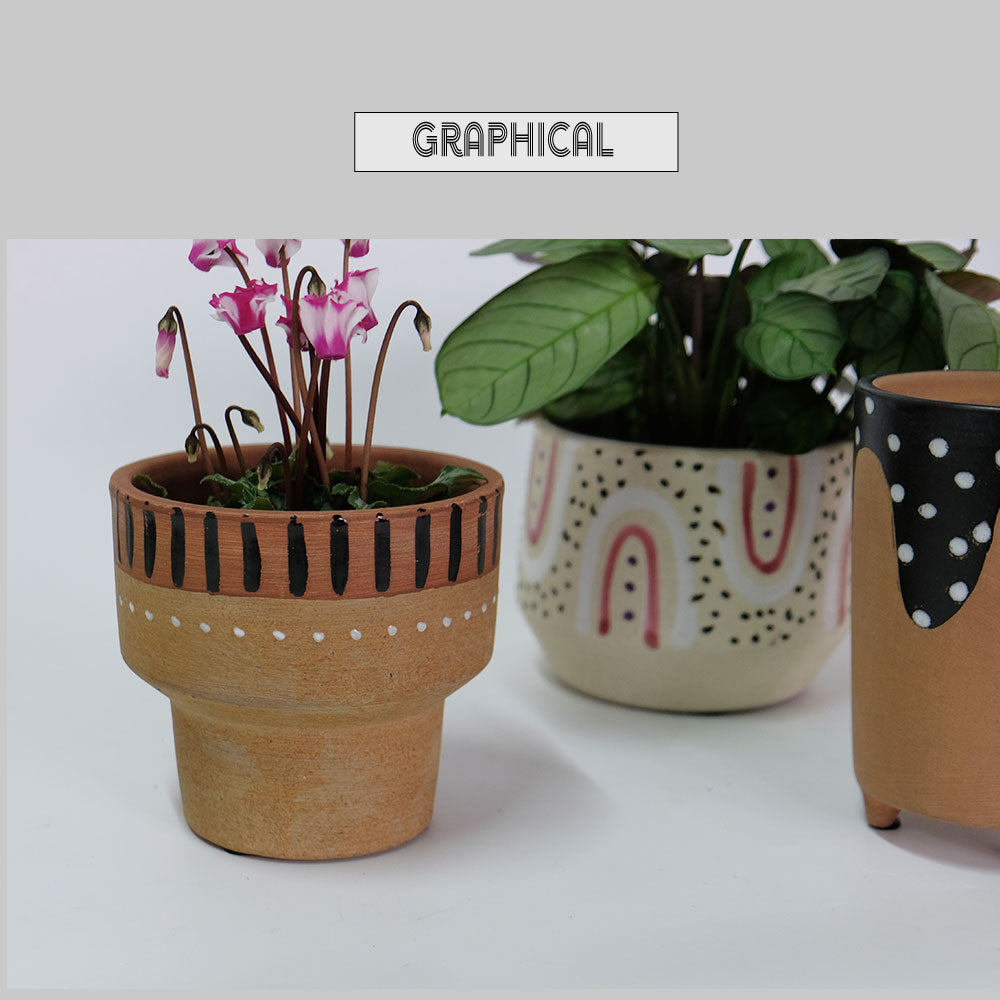 【未使用】left botanical 植木鉢 花柄 ハナガラ 小さめ S 未使用】left botanical 植木鉢 花柄 ハナガラ 小さめ S 未使用】left