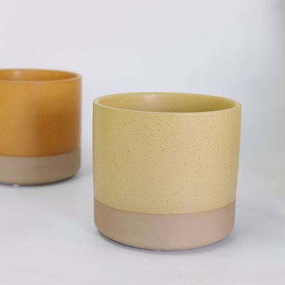 植木鉢 おしゃれ 陶器鉢 ハンネ16 鉢カバー 底穴なし 径18cm 高さ16cm
