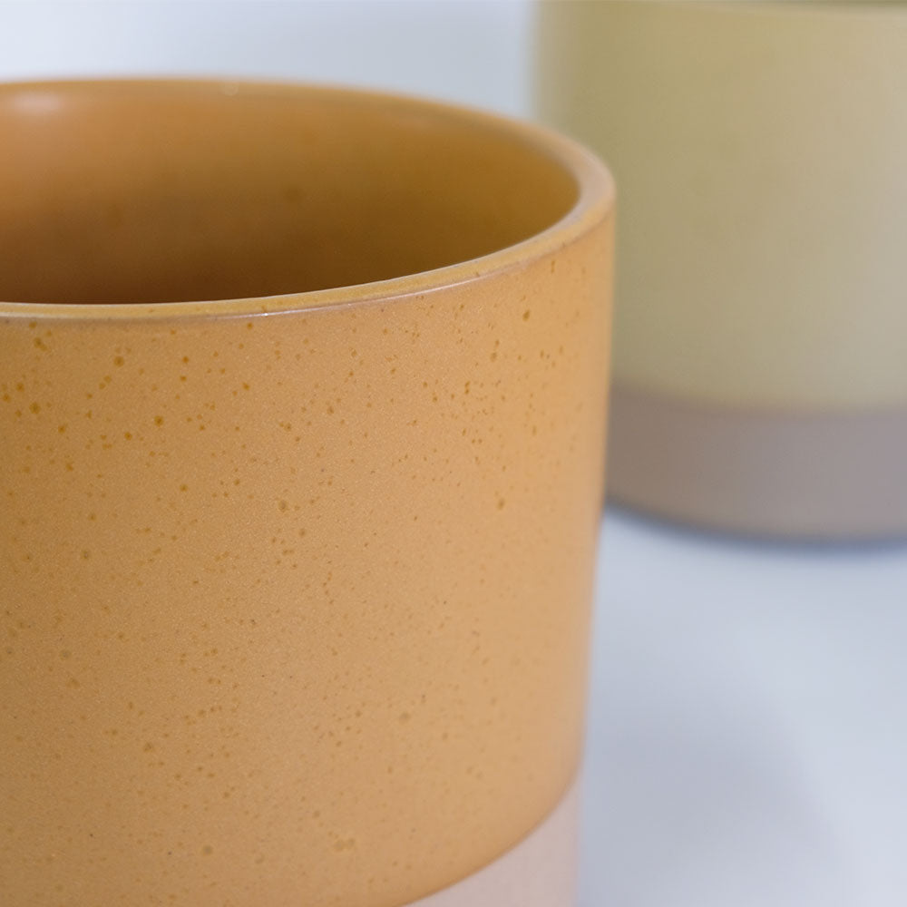 植木鉢 おしゃれ 陶器鉢 ハンネ16 鉢カバー 底穴なし 径18cm 高さ16cm