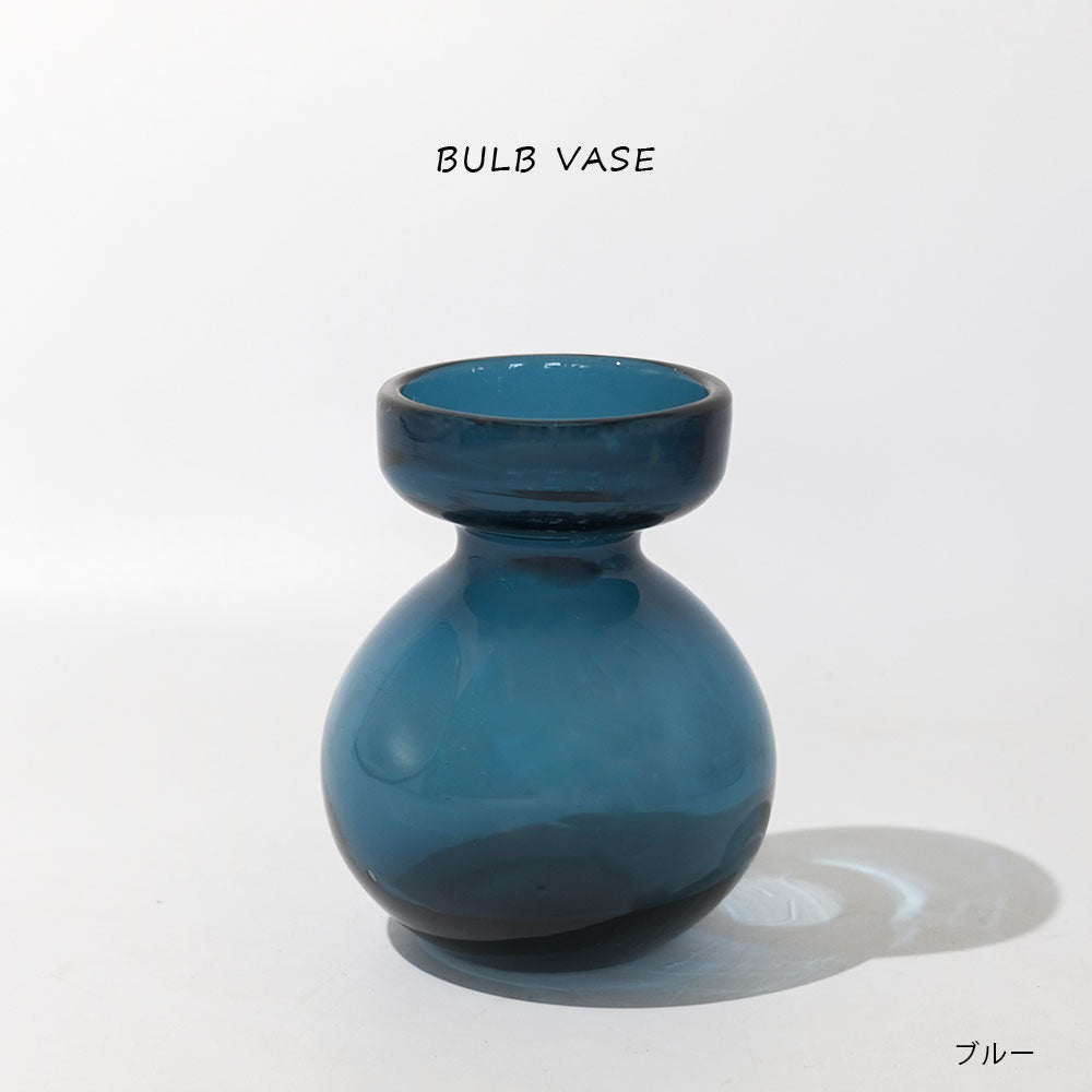 BULB VASE フラワーベース 花瓶 一輪挿し バルブベース 球根水栽培 かわいい