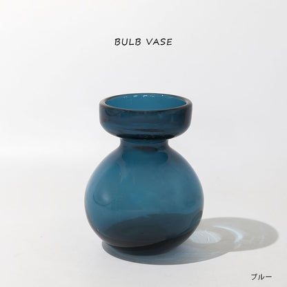 BULB VASE フラワーベース 花瓶 一輪挿し バルブベース 球根水栽培 かわいい