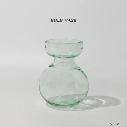 BULB VASE フラワーベース 花瓶 一輪挿し バルブベース 球根水栽培 かわいい