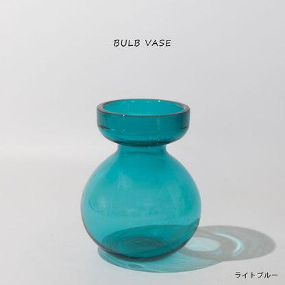 BULB VASE フラワーベース 花瓶 一輪挿し バルブベース 球根水栽培 かわいい