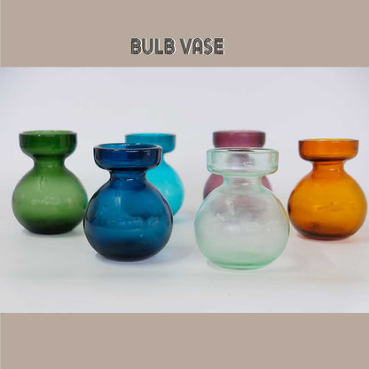 BULB VASE フラワーベース 花瓶 一輪挿し バルブベース 球根水栽培 かわいい