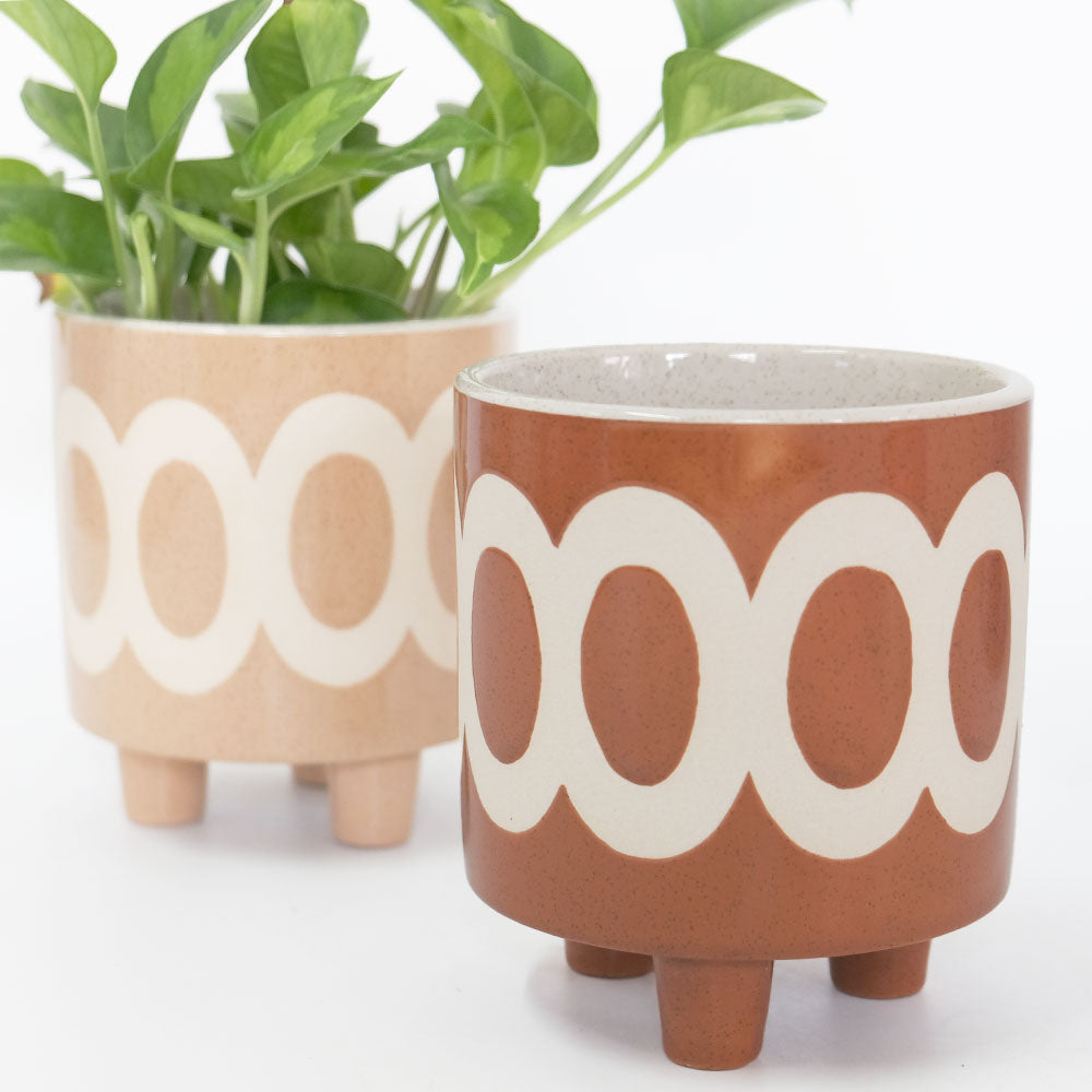 植木鉢 おしゃれ 陶器鉢 ラダ12 ３つ脚