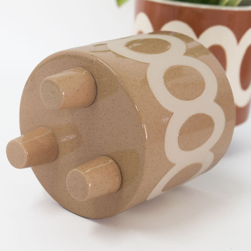 植木鉢 おしゃれ 陶器鉢 ラダ12 ３つ脚