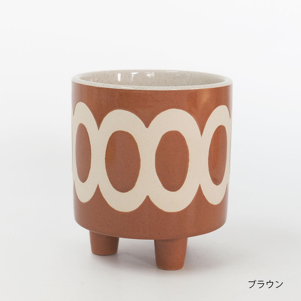 植木鉢 おしゃれ 陶器鉢 ラダ12 ３つ脚