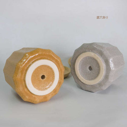 植木鉢 おしゃれ 陶器鉢 ミルシカ11 受皿付 セラミック 北欧 径12.5cm 高10cm 底穴あり