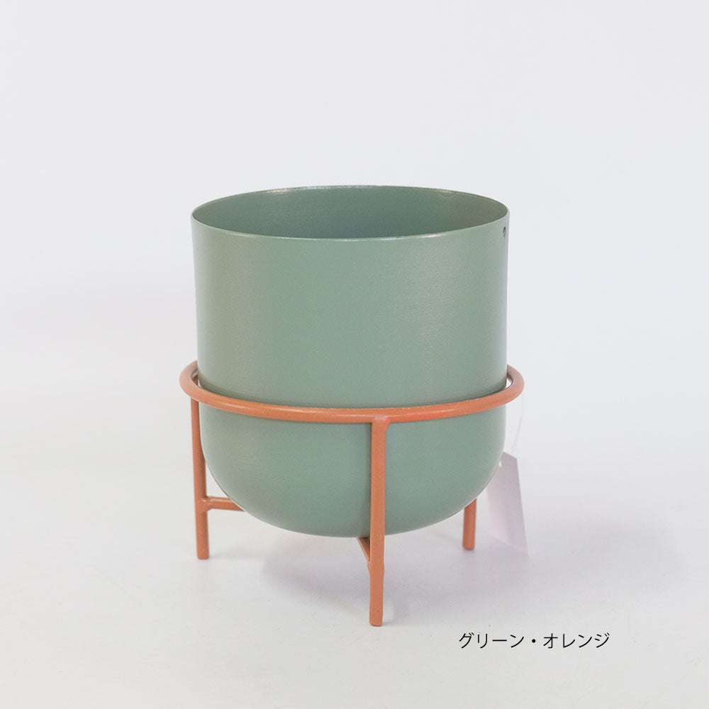 植木鉢 おしゃれ スタンド付 鉢カバー ネラ13