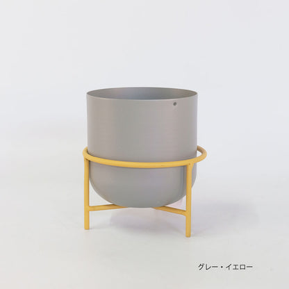 植木鉢 おしゃれ スタンド付 鉢カバー ネラ13