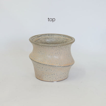 植木鉢 お洒落 テルエス 鉢カバー 底穴なし 陶器鉢 径12cm 高さ16cm