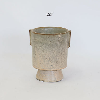 植木鉢 お洒落 テルエス 鉢カバー 底穴なし 陶器鉢 径12cm 高さ16cm
