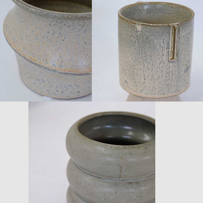 植木鉢 お洒落 テルエス 鉢カバー 底穴なし 陶器鉢 径12cm 高さ16cm