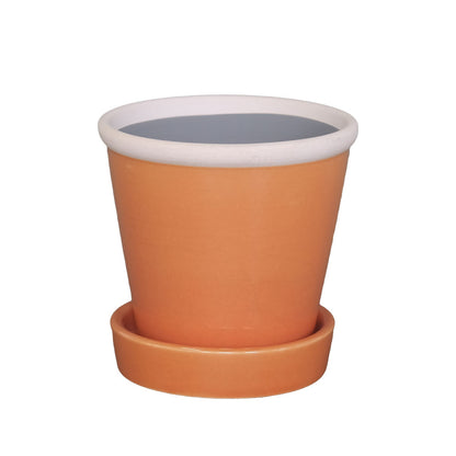 植木鉢  glossy pot 10 おしゃれ 陶器鉢 パステルカラーカラフル 径10cm 高9cm 底穴あり