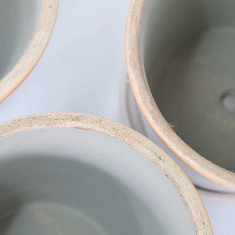 植木鉢  glossy pot 16 おしゃれ 陶器鉢 パステルカラー カラフル 径16cm 高16cm 底穴あり
