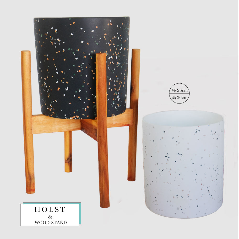 HOLST26 鉢カバーsp スタンド 付  スタンド 付 フラワースタンド 鉢台 植木鉢 スタンド