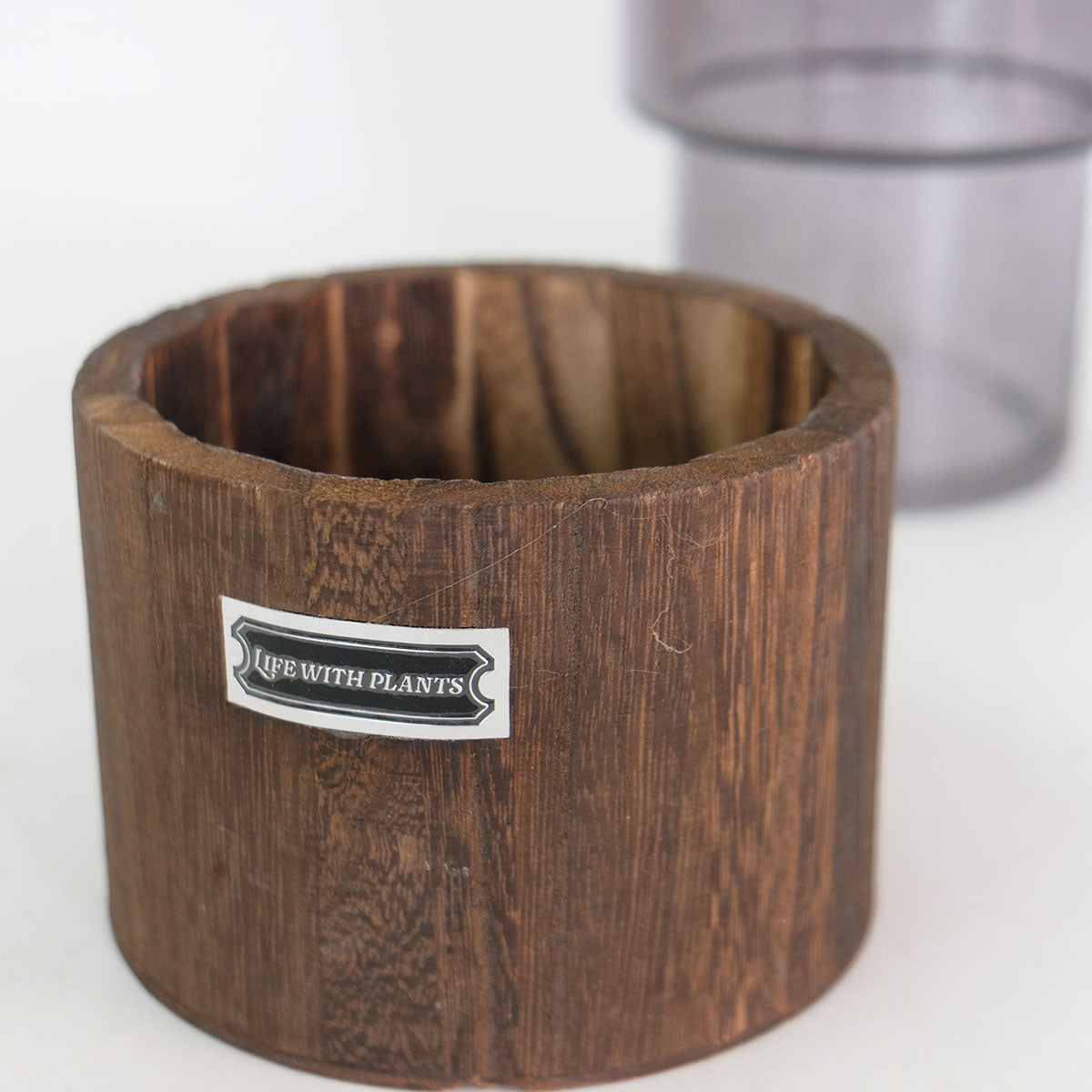テラリウム Hygge Lignum フラワーベース飾り ガラスガラスケース 径12cm高さ20cm
