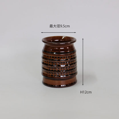 スカンジナビアツールスタンド おしゃれ 花瓶 磁器 北欧 レリーフ