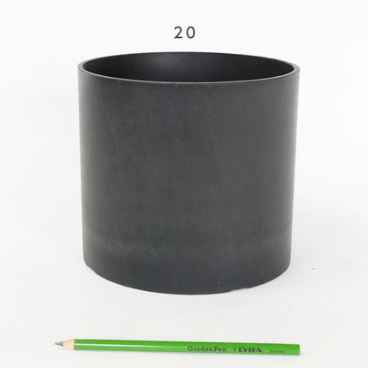 ブラックポット シリンダー20 頑丈 おしゃれ 塊根植物 多肉 黒プラスチック鉢  コーデックス 植木鉢 プラ鉢 black pot 径20 高さ18cm ブラック ホワイト