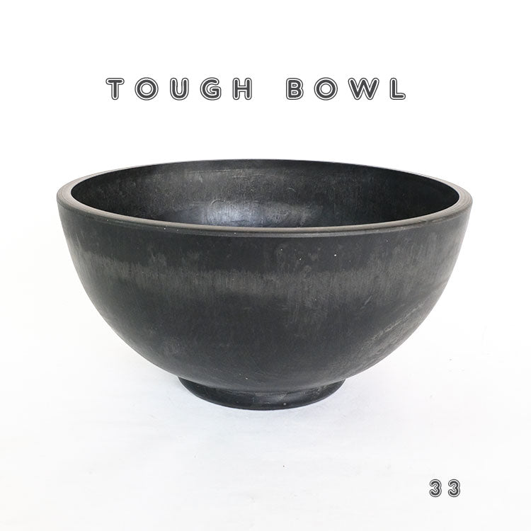 植木鉢 黒 プラ鉢 ブラックポット タフbowl 33　サボテン 頑丈 おしゃれ 塊根植物 多肉 黒プラスチック鉢 コーデックス