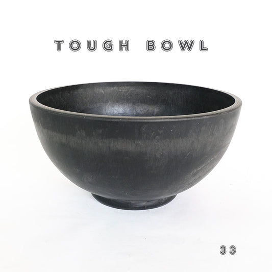 植木鉢 黒 プラ鉢 ブラックポット タフbowl 33　サボテン 頑丈 おしゃれ 塊根植物 多肉 黒プラスチック鉢 コーデックス